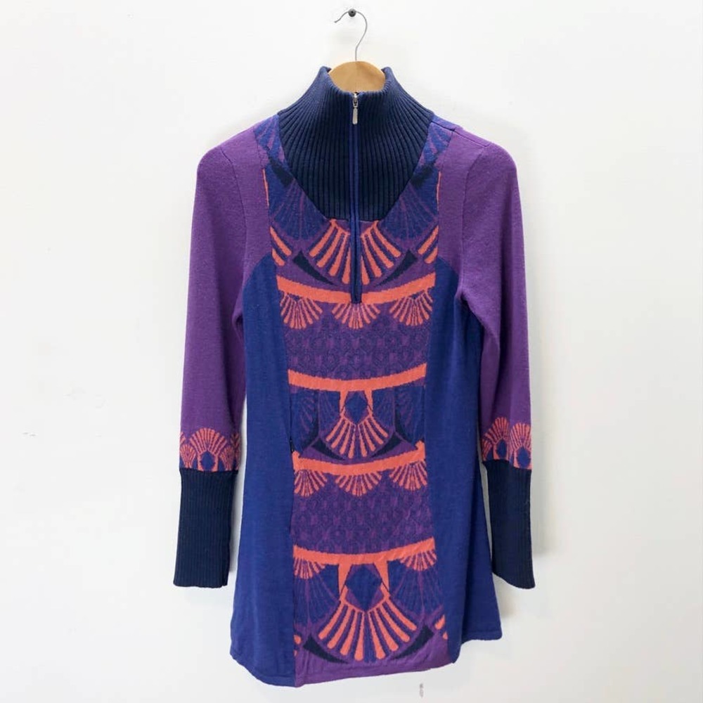 Title Nine Merino Wool Turtleneck Sweater Dress